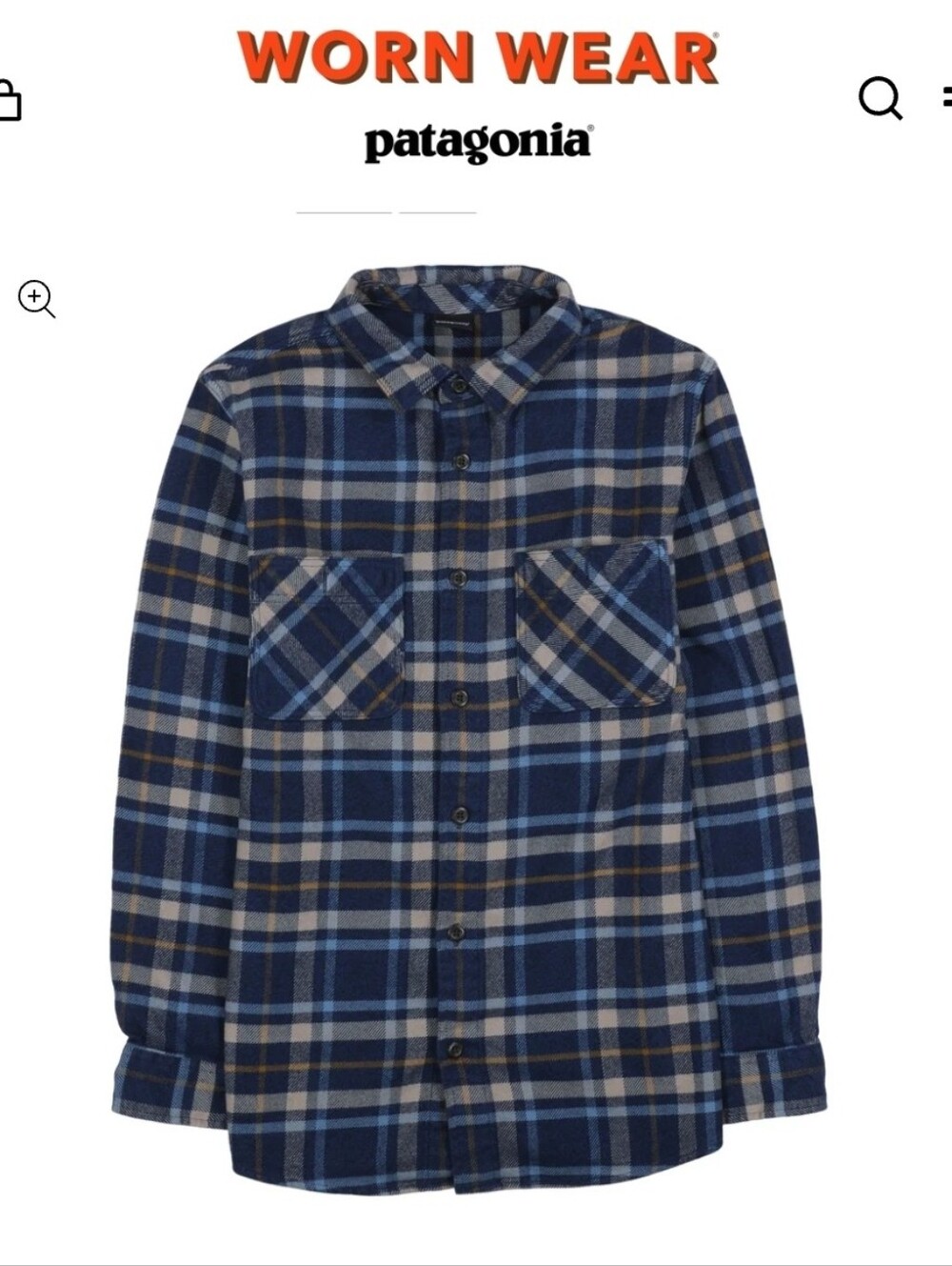 Patagonia Fjord Flannel Shirt - Size M